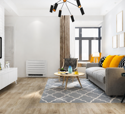 Climatisation console dans un salon